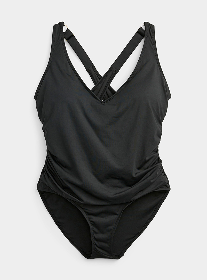 Cross-back V-neck one-piece Plus size | Anne Cole | Shop our Swimwear ...