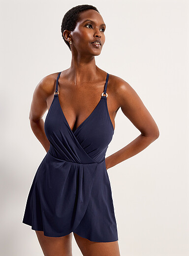 Trompe-l'&oelig;il dress one-piece