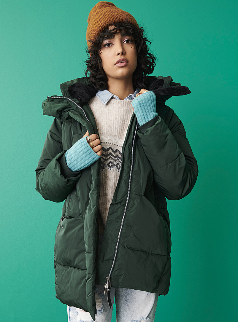 Recycled polyester puffer jacket | Twik 