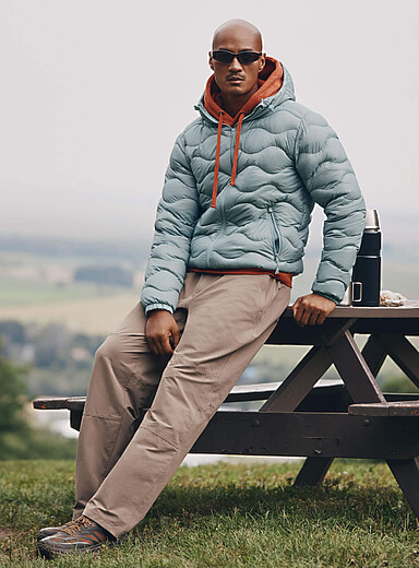 I.FIV5: La veste duvet matelass&eacute;e compressible Duvet RE:DOWN<sup><small>MD</small></sup> Vert pour homme