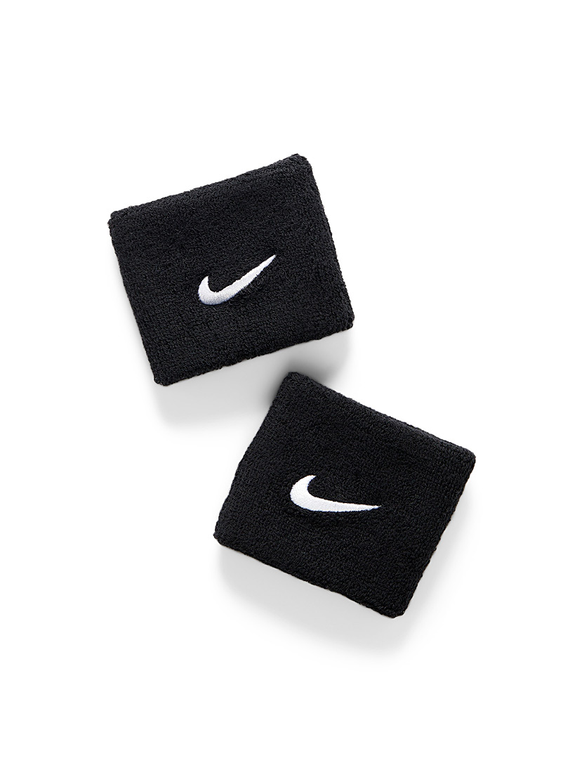 Nike Black Swoosh armband Set of 2 for men