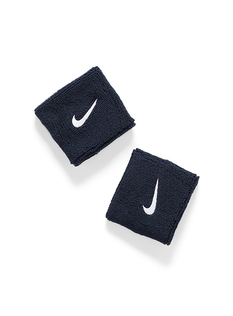 Nike: Le serre-poignet Swoosh Ensemble de 2 Noir pour homme