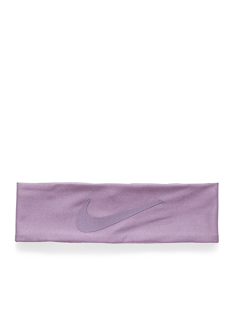 Nike Light Crimson Iridescent logo anti-sweat headband for women