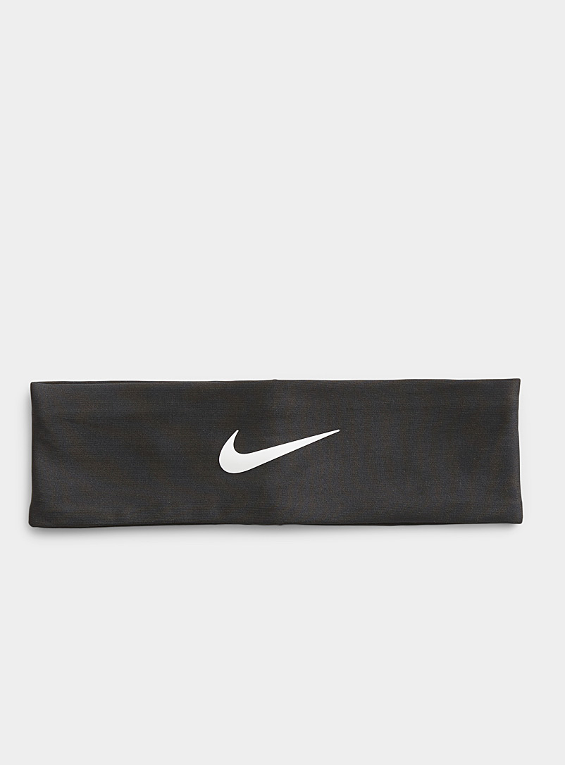 Nike Black Fury solid wide headband for women