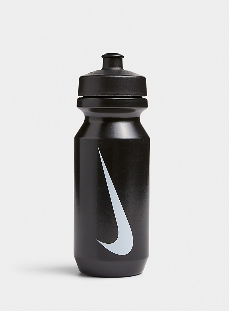 Nike Patterned Black Swoosh sports water bottle for women
