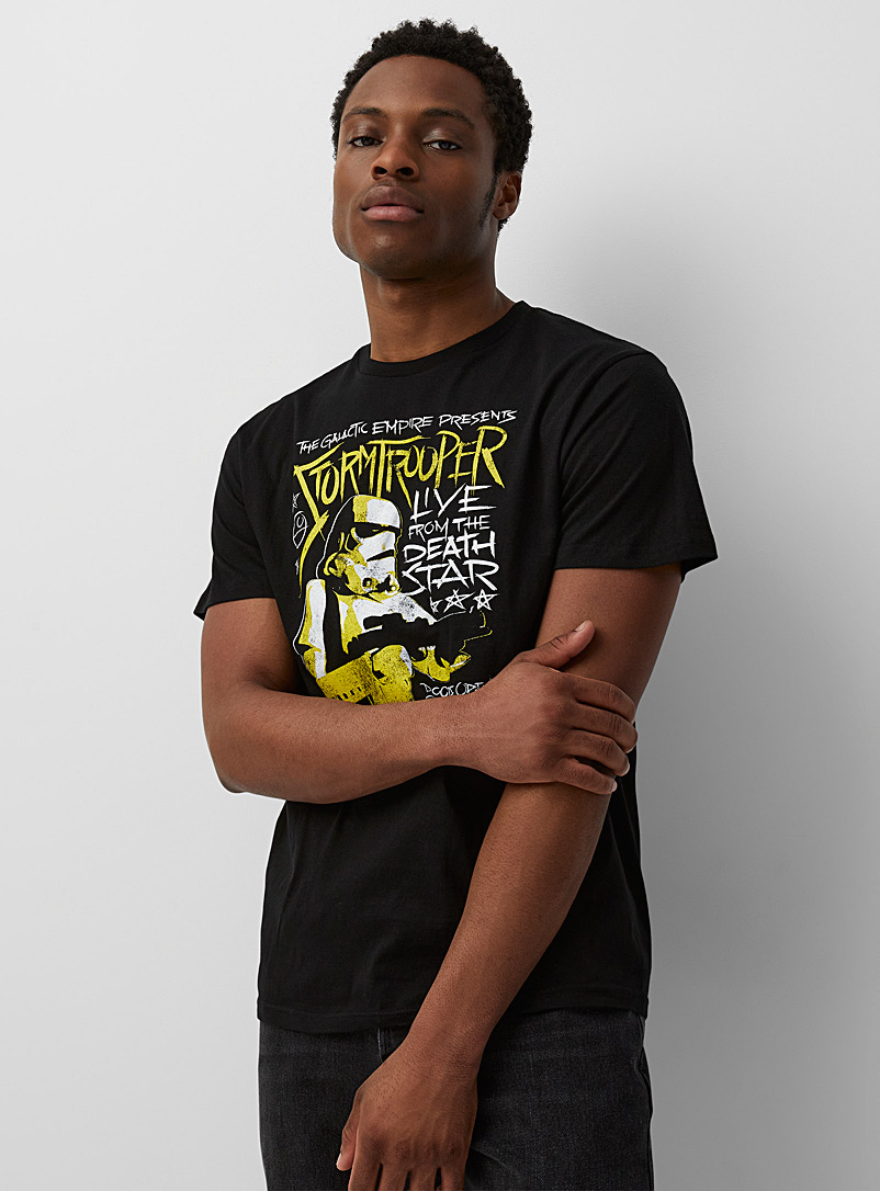 Le 31: Le t-shirt Stormtrooper Noir pour homme