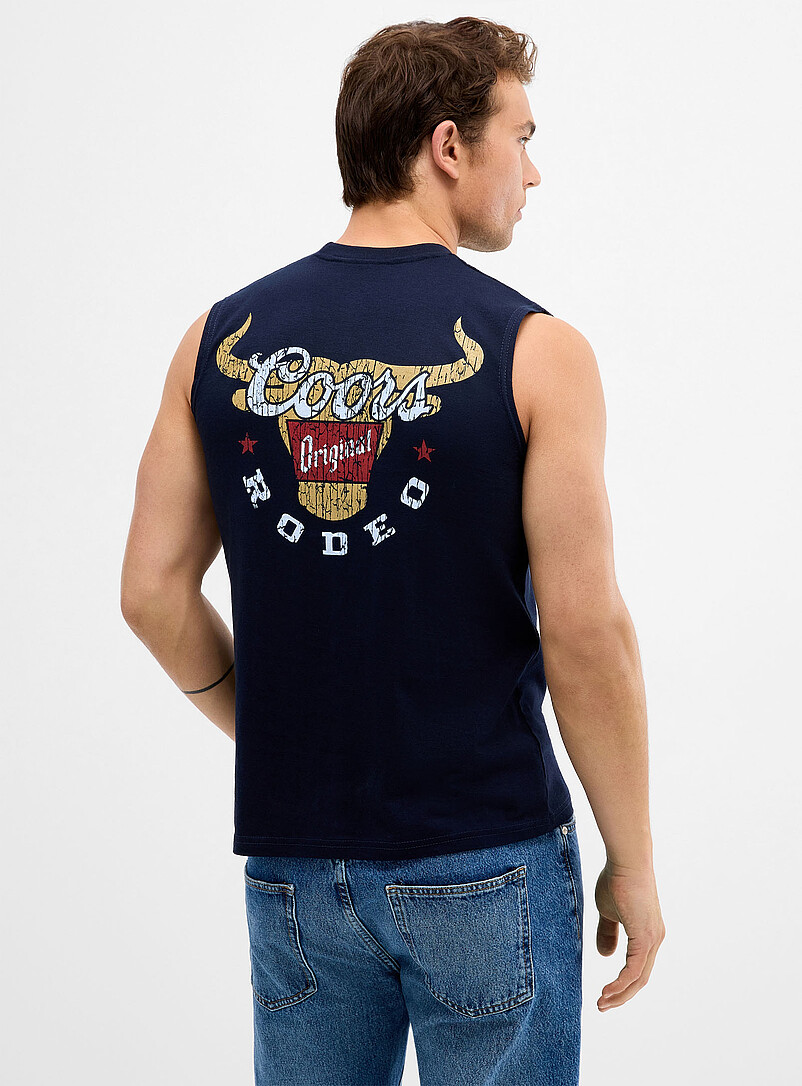 Coors Rodeo sleeveless T-shirt product image (primary)