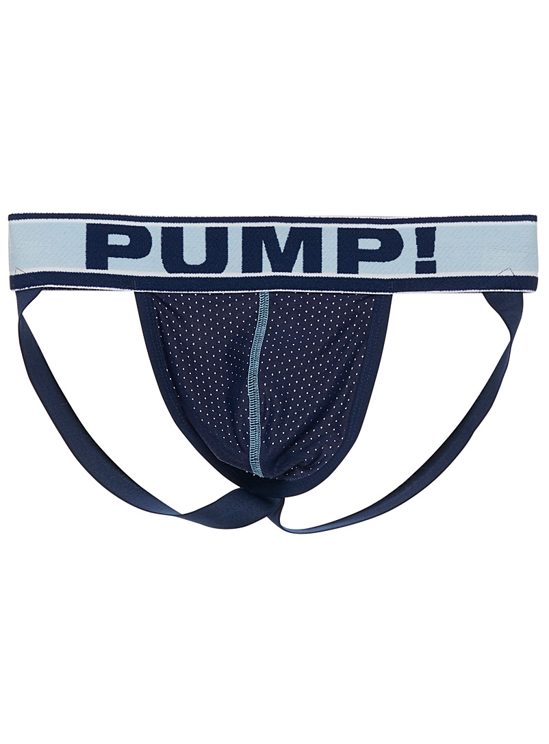 Pump!: Le slip suspensoir Blue Steel Marine pour homme