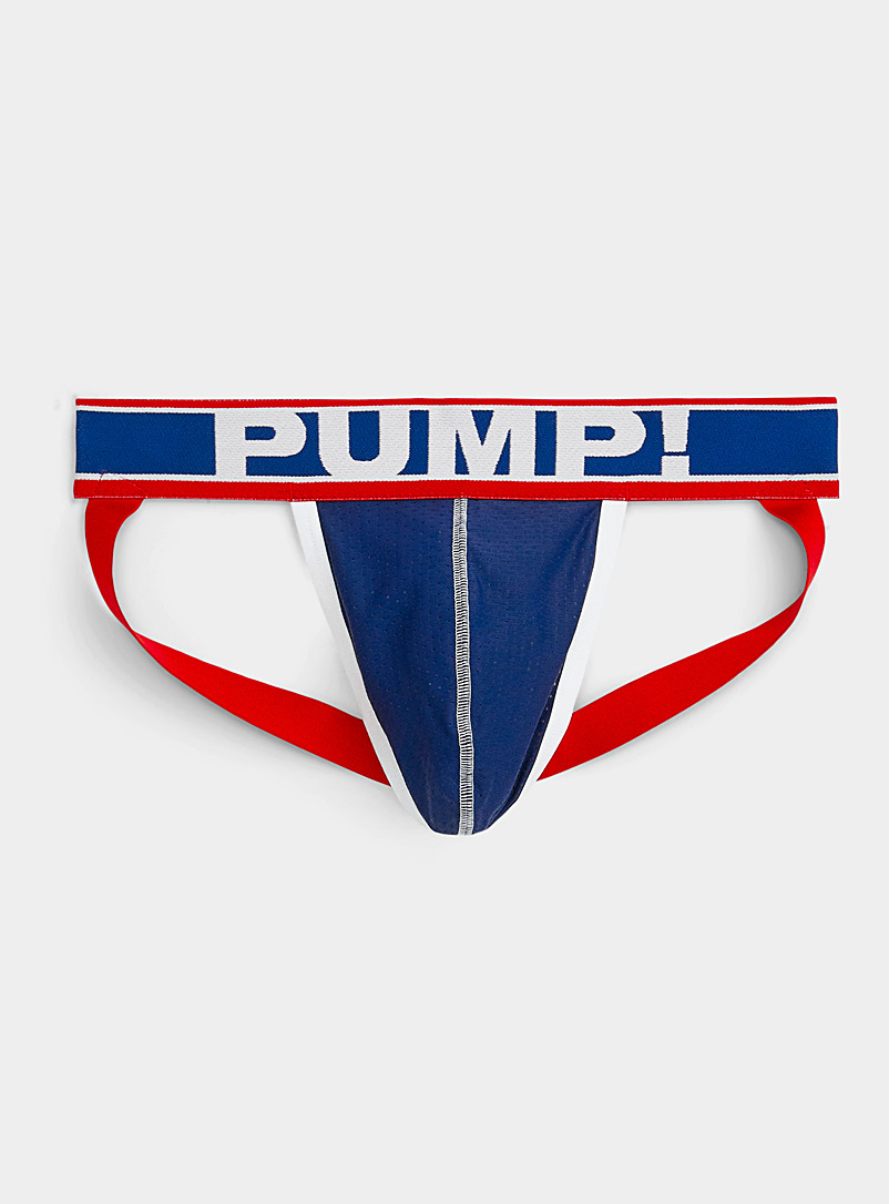 Pump!: Le slip suspensoir Big League Marine pour homme