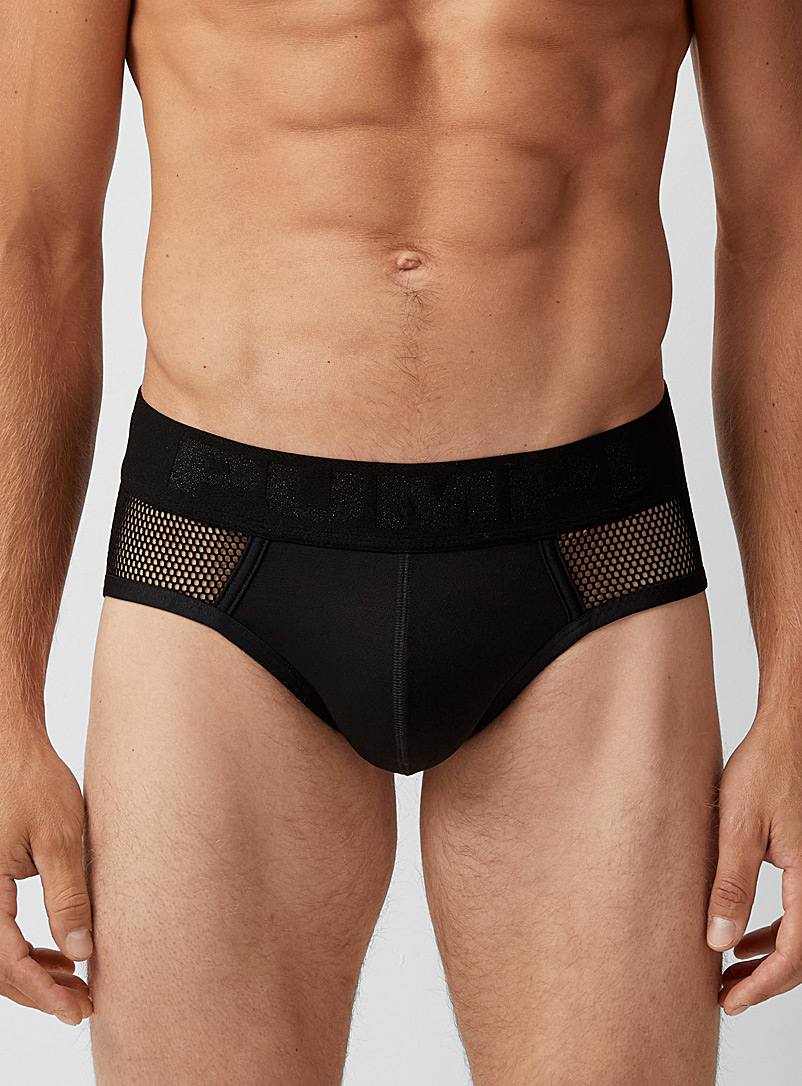 Switch micro-mesh cropped brief
