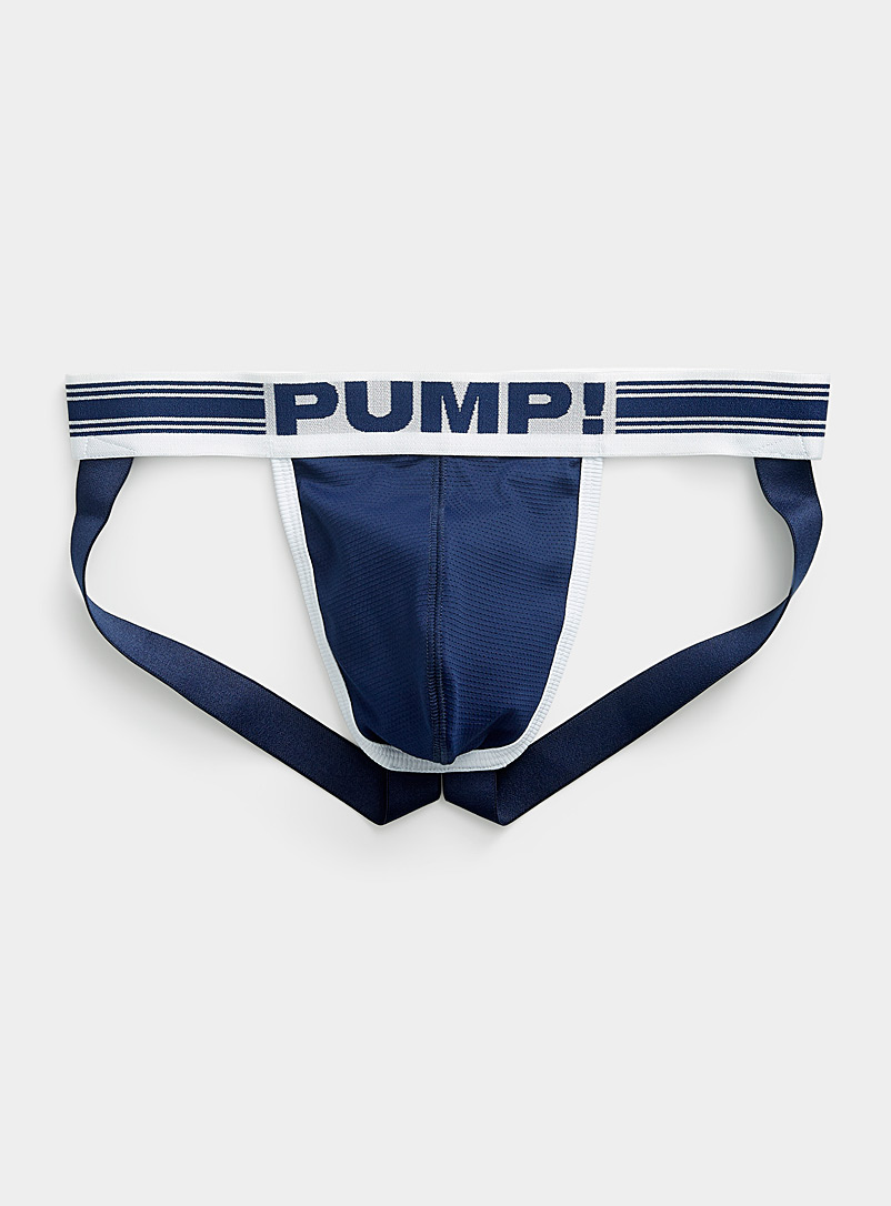 Pump!: Le slip suspensoir Thunder Bleu marine - Bleu nuit pour homme
