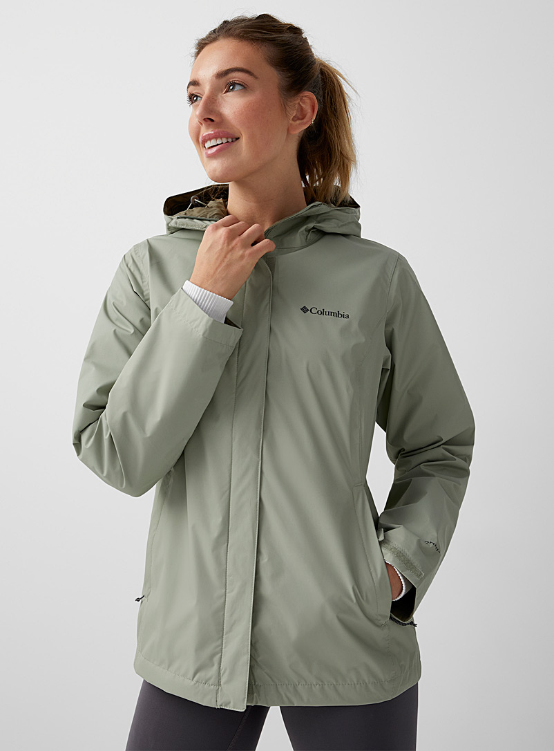 Columbia Arcadia Veste De Pluie Pour Filles - Impermeable Respirante Avec Capuche - Randonnée Et Plein Air