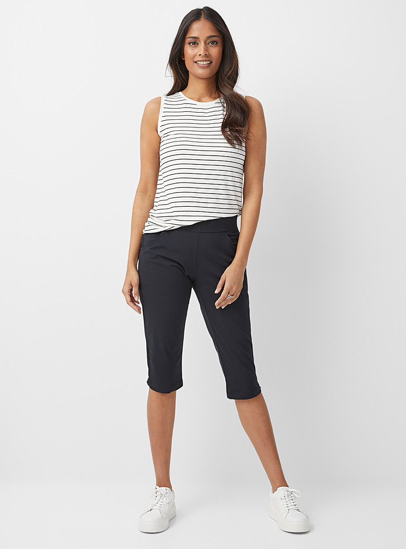Columbia Black Anytime Casual stretch capris for women