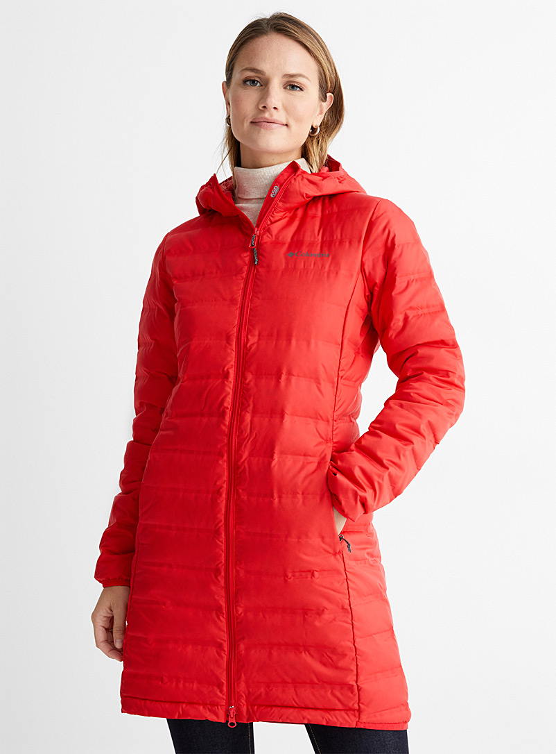Columbia Red Lake 22 down 3/4 puffer jacket for women