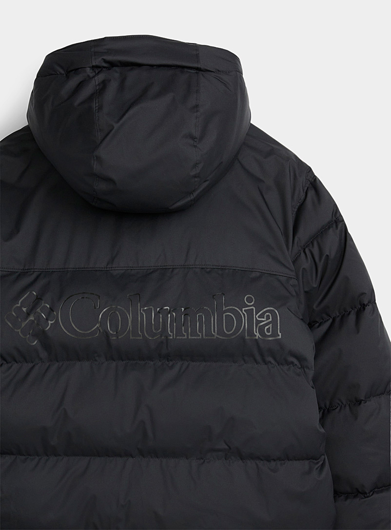 mens columbia puffer jacket with hood
