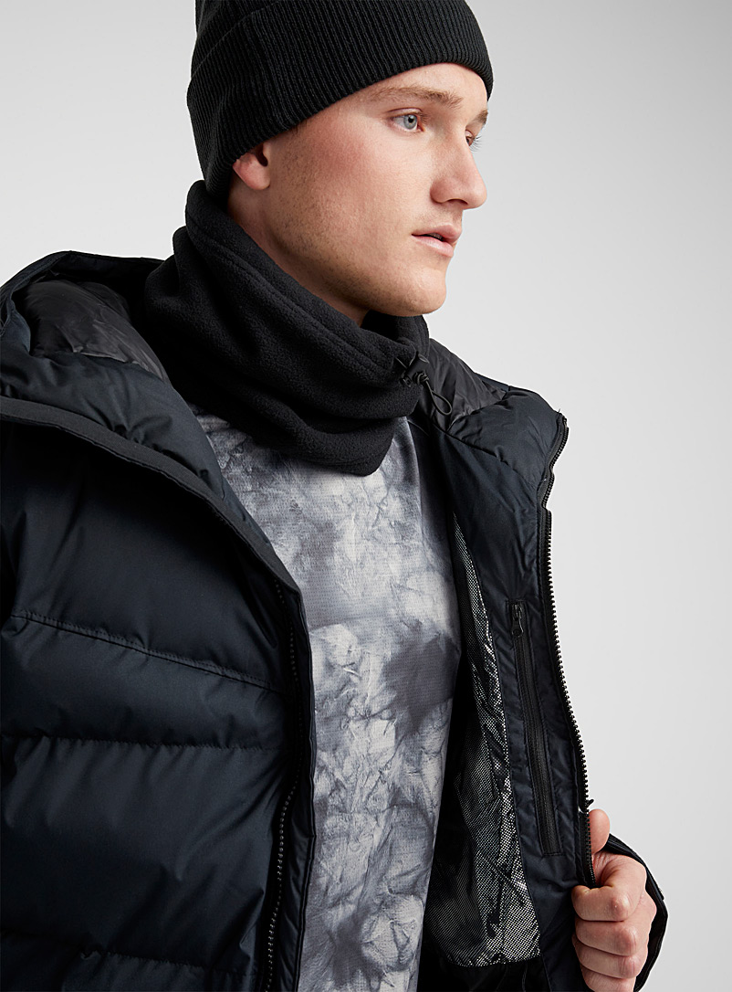 Columbia: Le manteau matelassé Iceline Ridge Coupe décontractée Noir à motifs pour homme