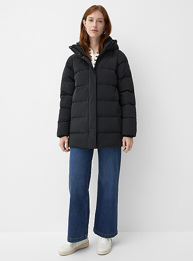 Le manteau matelass&eacute; mi-long Amaze