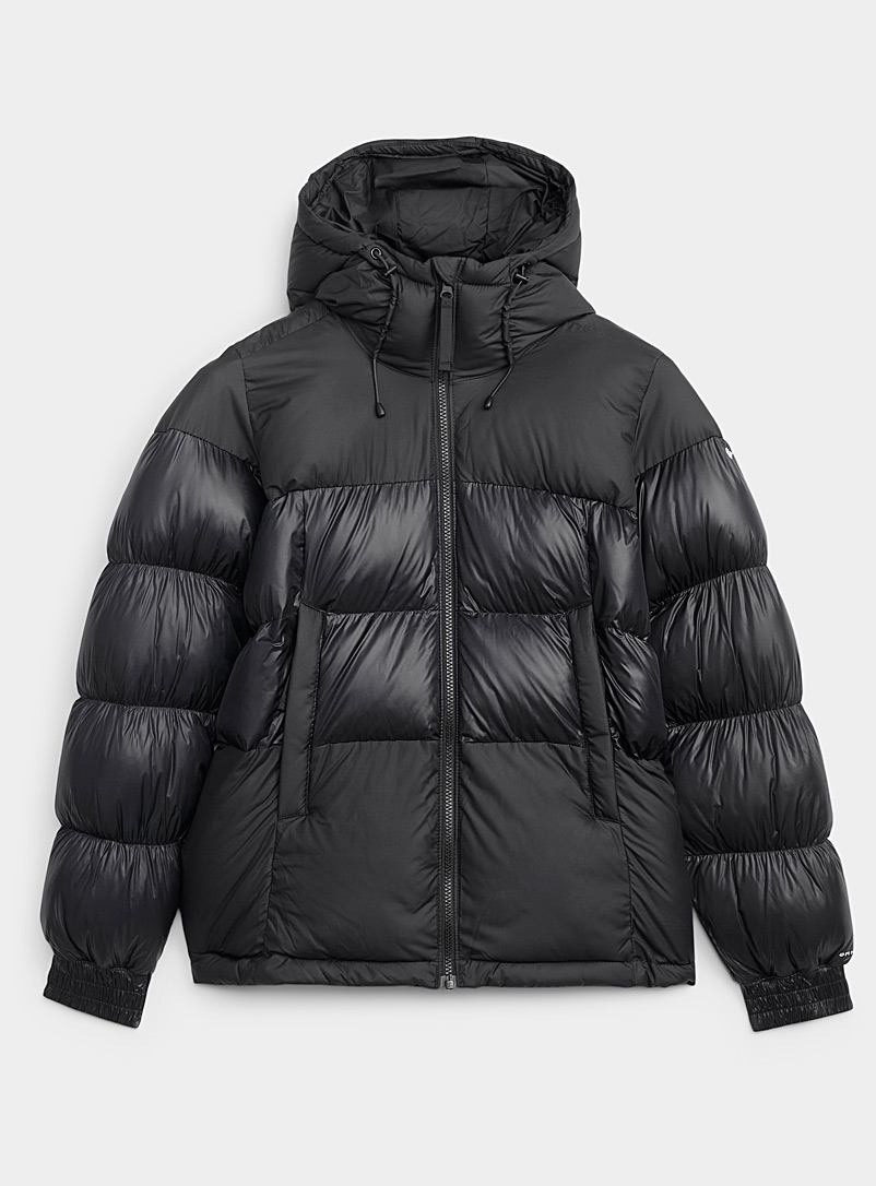 Columbia Black Pike Lake hooded puffer jacket Semi-slim fit for women