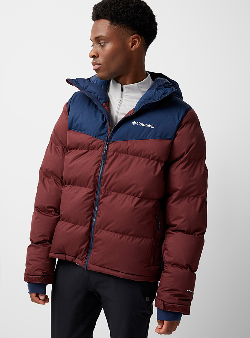 Columbia Ruby Red Iceline Ridge puffer jacket Relaxed fit for men