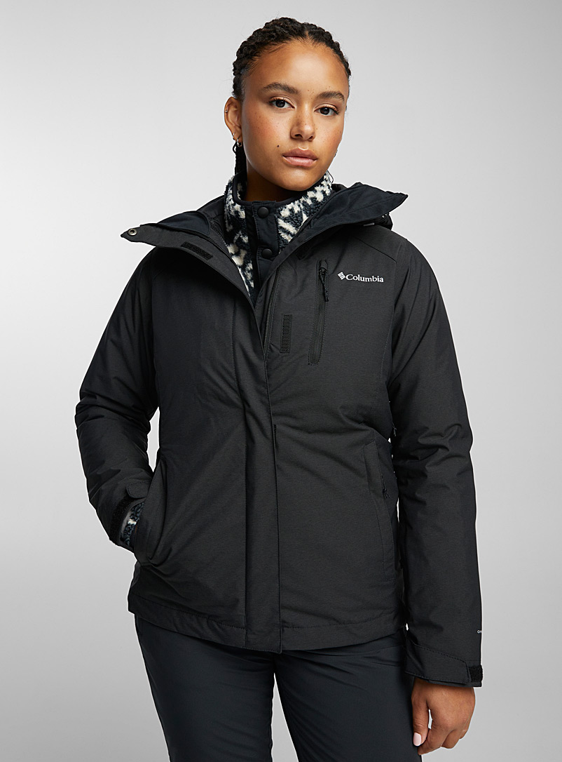Columbia Black Whirlibird 3-in-1 coat Active fit for women
