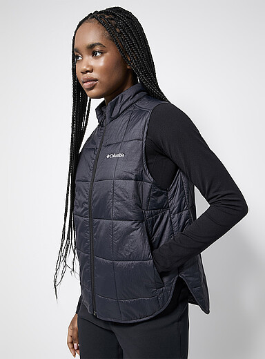 Columbia Black Sienna Hill puffer vest for women