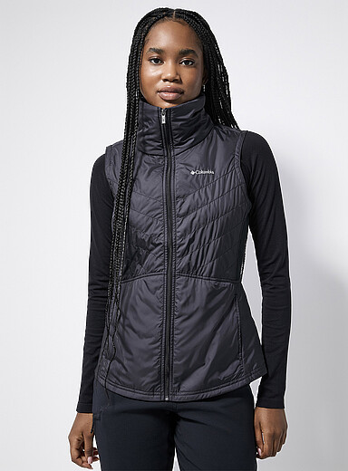 Columbia Black Mix It Around III insulated vest for women