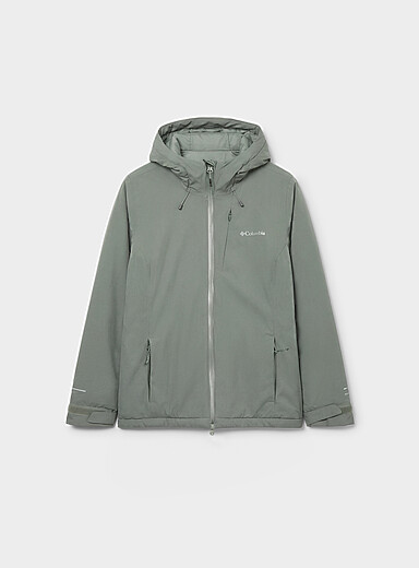 Columbia Mossy Green Trailbone hooded insulated coat for women