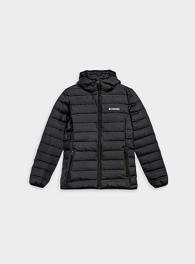 Columbia: Le manteau matelass&eacute; en duvet Lake 22 <b>Coupe ajust&eacute;e &agrave; la taille</b> Noir pour femme