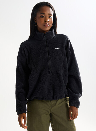 Timber Meadow solid polar fleece jacket