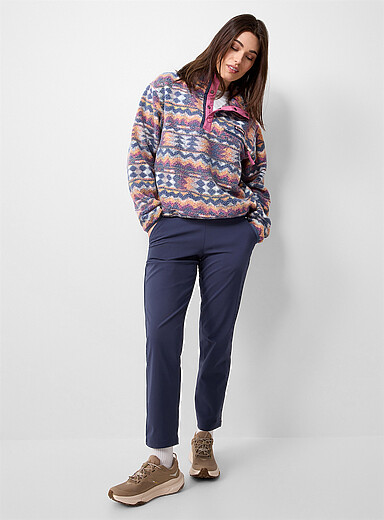 Columbia: Le pantalon extensible All Seasons Bleu marine - Bleu nuit pour femme