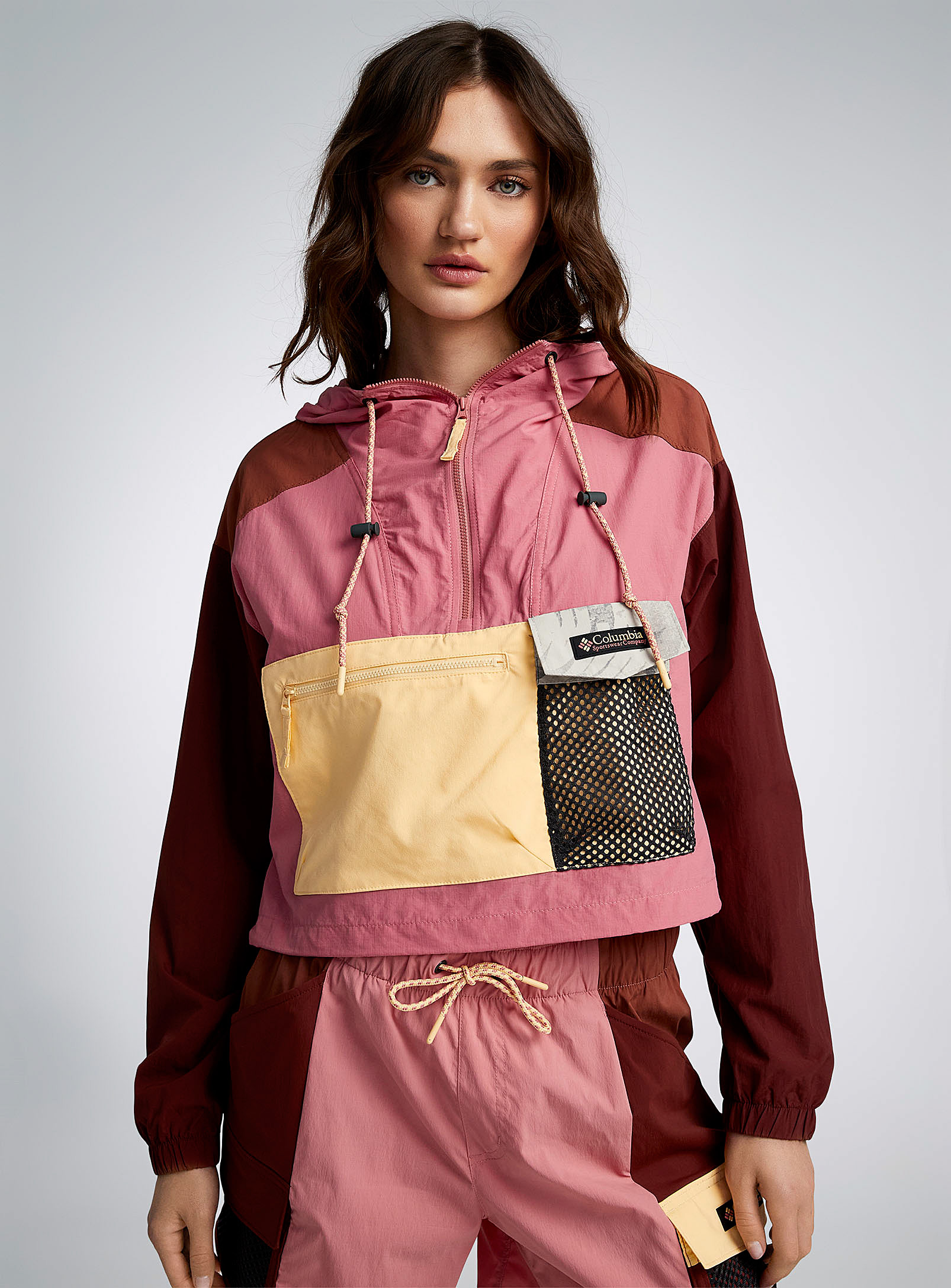 Columbia - Women's Pinkish tones nylon Anorak Jacket