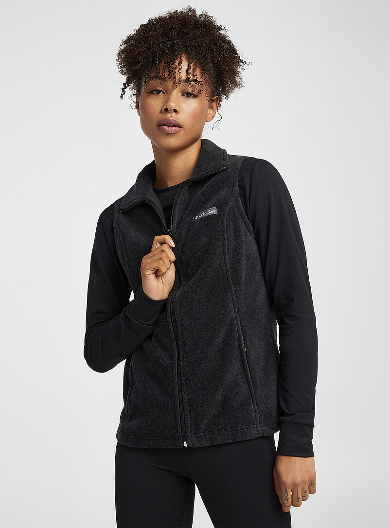 Benton zip-up polar fleece sleeveless jacket product image (primary)