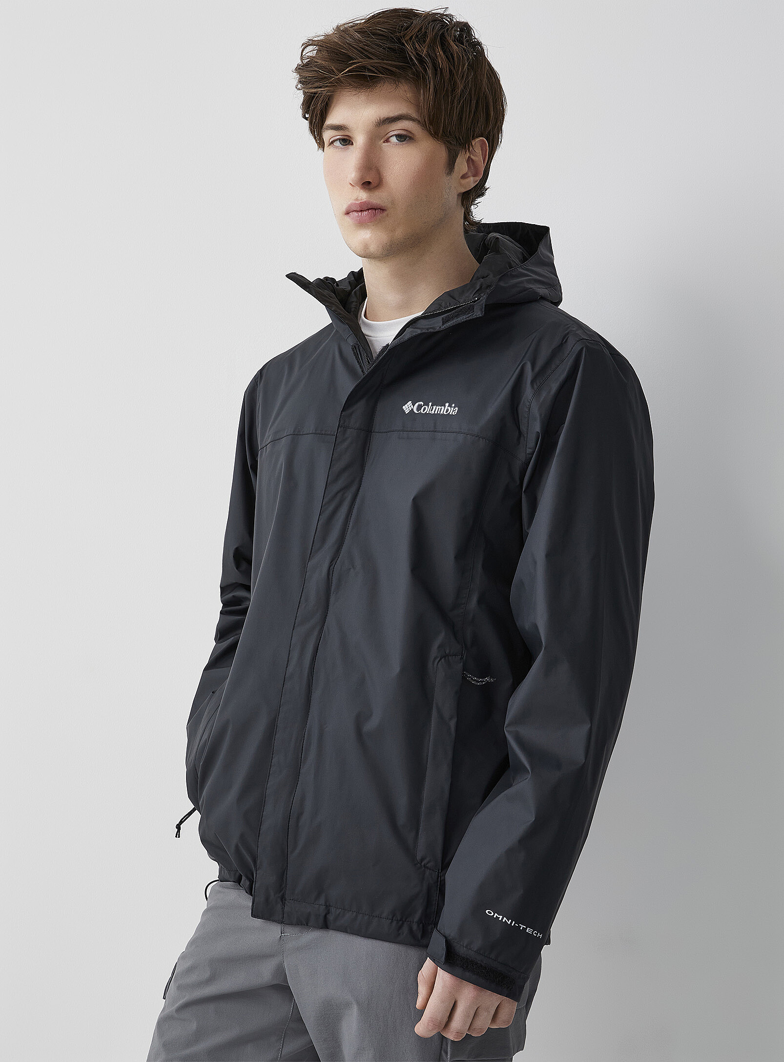 Columbia - Watertight II waterproof jacket (Men, Black, SMALL)