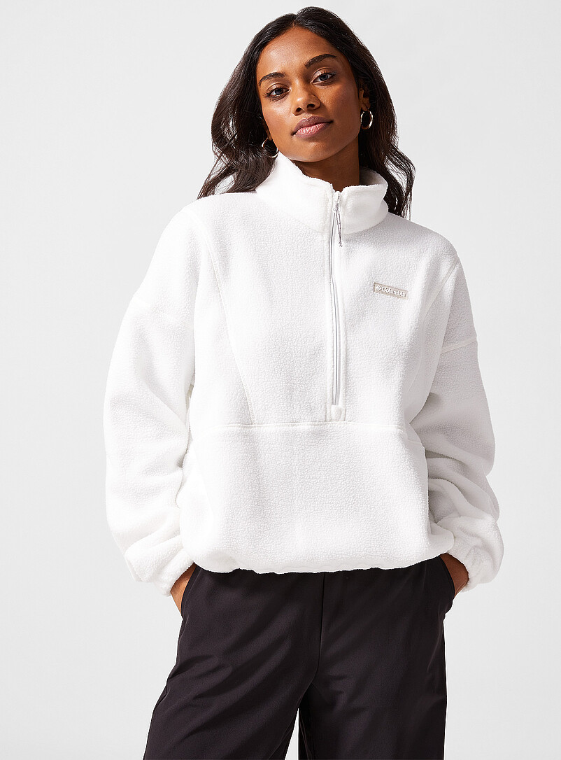 Timber Meadow solid polar fleece jacket product image (primary)