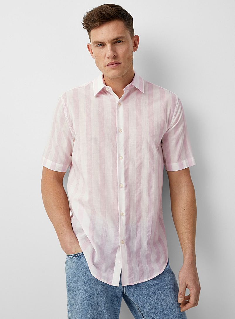 Le 31 Lilacs Seaside striped shirt Comfort fit for men