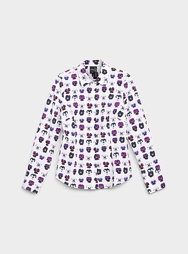 Organic cotton fitted shirt