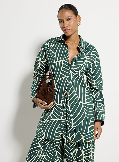 Lightweight cotton loose tunic
