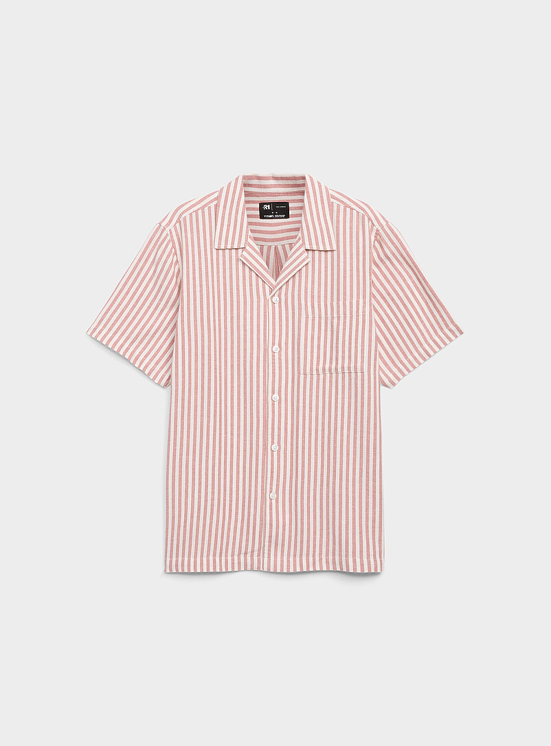 Parasol-Stripe Camp Shirt