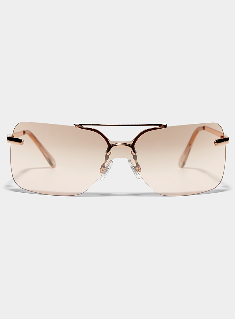 Simons Assorted Gravity invisible frame sunglasses for women