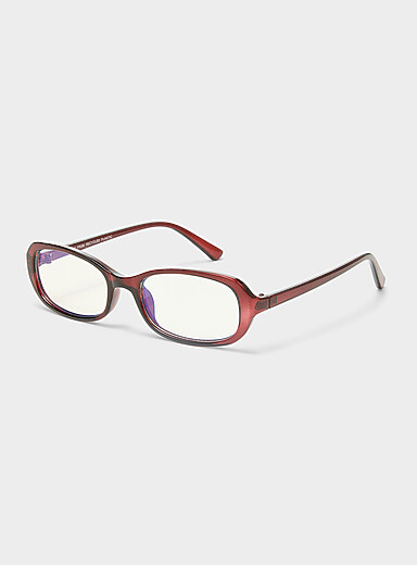 Bandit rectangular glasses Blue Light Blocking