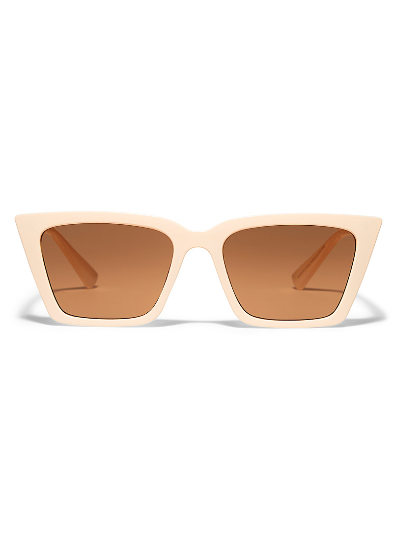 Simons Cream Beige Bahia sunglasses for women