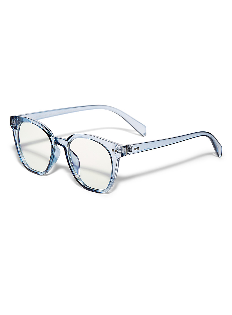 Simons: Les lunettes anti-lumière bleue Parker Bleu pâle-bleu poudre pour femme