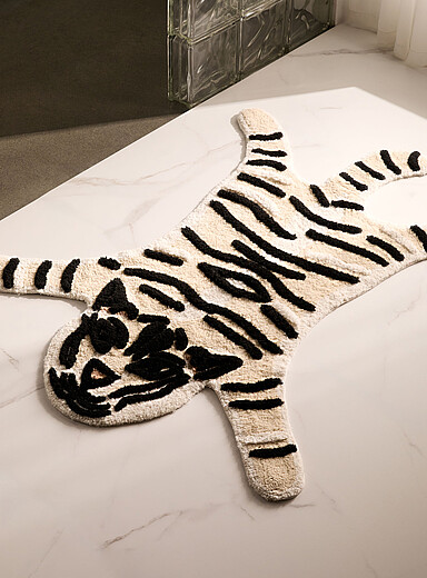 Le tapis de bain tigre 88 x 115 cm