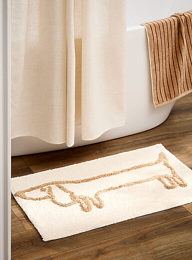 Traced dog bath mat 50 x 80&nbsp;cm