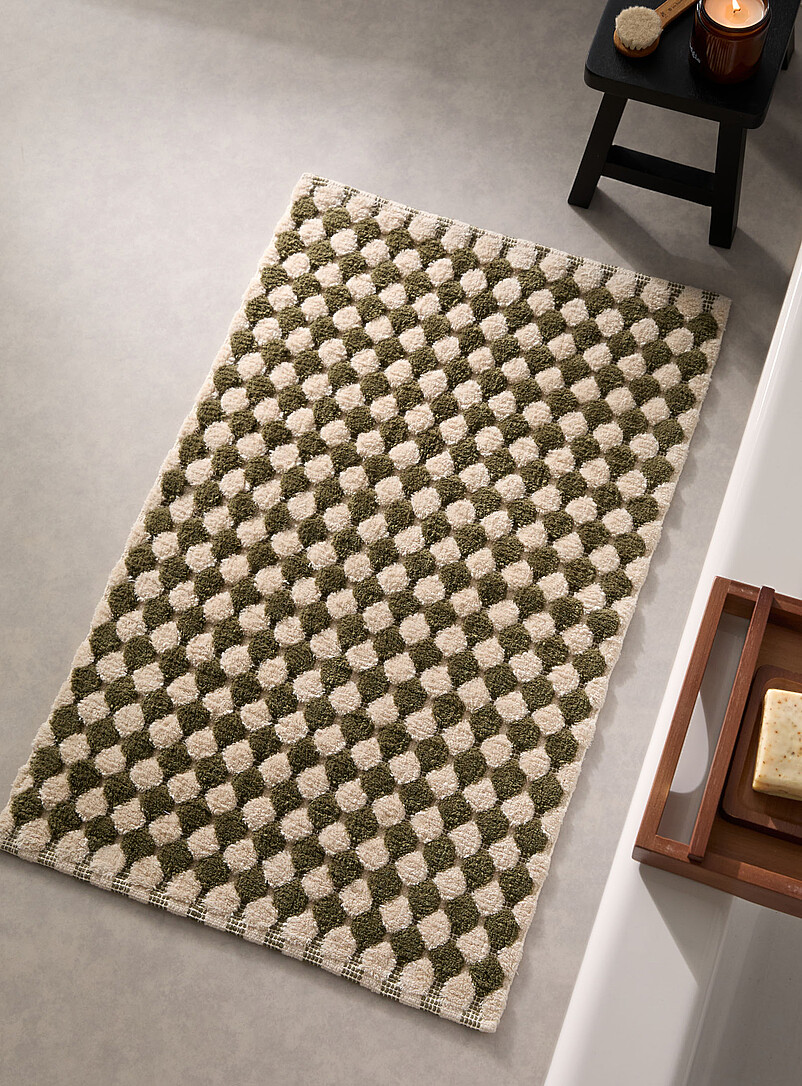 Popcorn texture bath mat product image (primary)