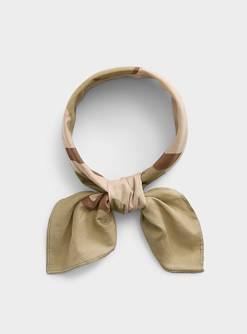 Camouflage tie scarf product image (primary)