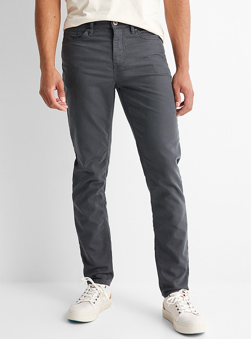 Le 31 Grey 5-pocket pant Stockholm fit - Slim for men