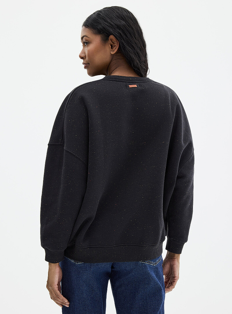 Sess&ugrave;n Oxford Chebbi cropped confetti sweatshirt for women
