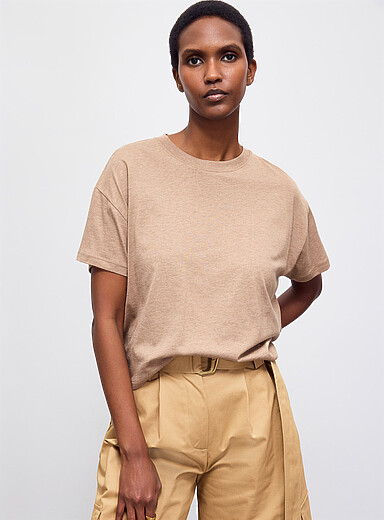 Le t-shirt carr&eacute; fluide Too