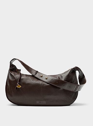 Lango supple leather crossbody bag